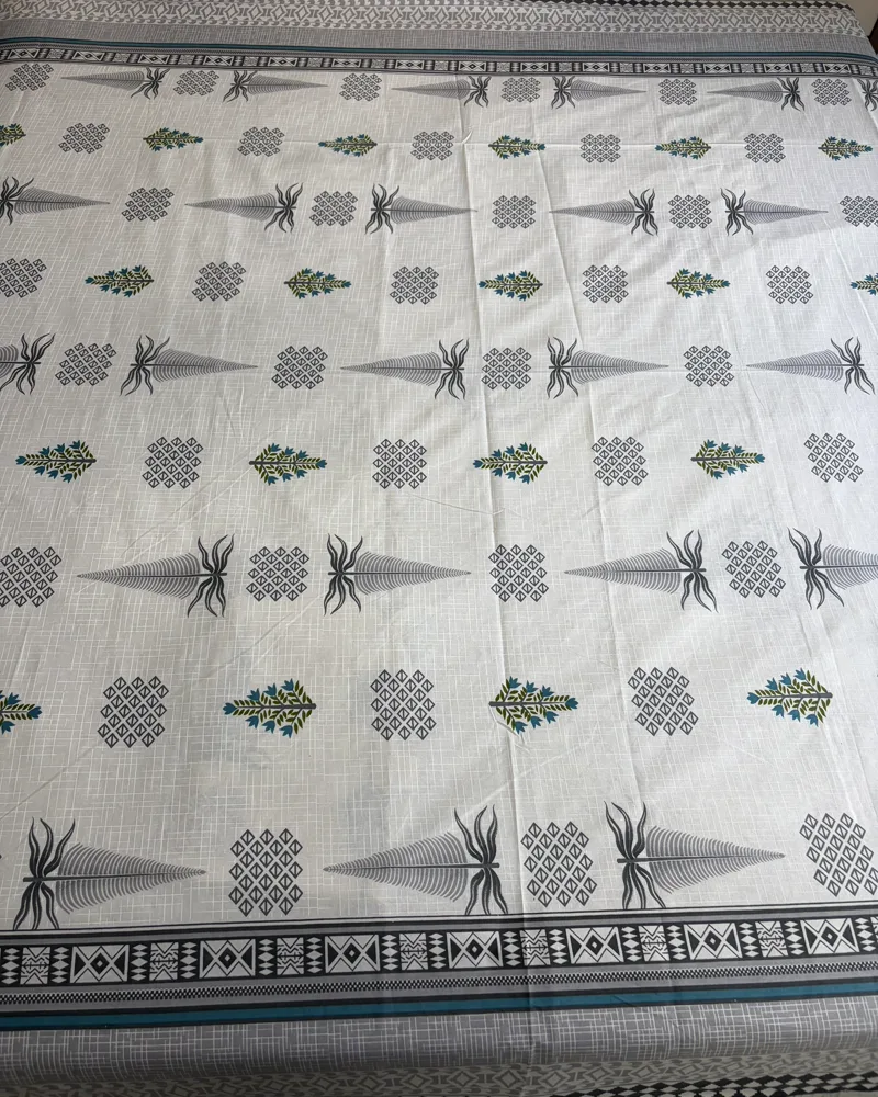 Photograph of the Subhaarambh cotton bedsheet